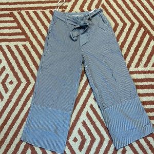 PINK MARTINI XS 💯 cotton gorgeous high waist and wide leg Boho pants EUC